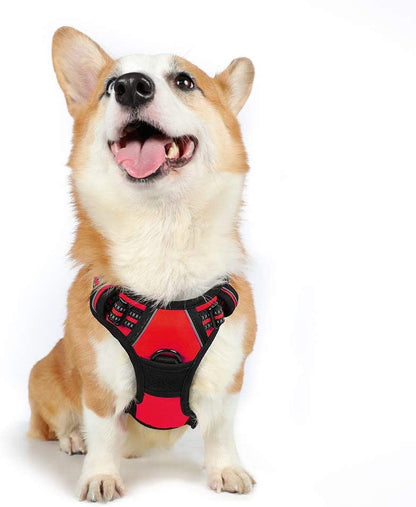 Pet Harness For Large and Small  Pets, Reflective Safety Harness, No Pull Vest